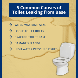 Common Causes and Fixes for a Toilet Leaking from the Base - Edifice