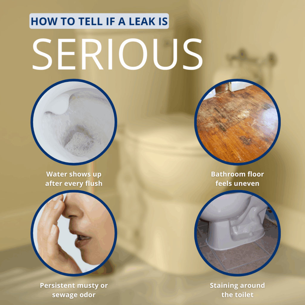 how to tell if a water leak is serious