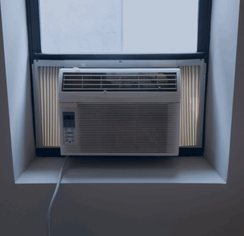 How do you clean an air conditioner window unit