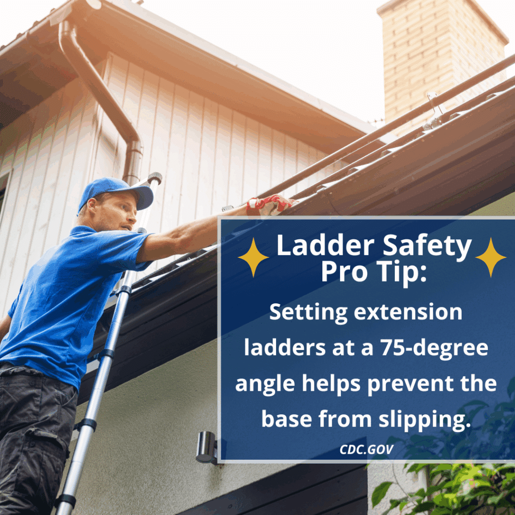 ladder safety tip